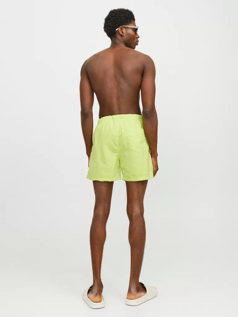 JACK & JONES Krótkie Spodenki^Krój regularny Szorty dlo pływania Zielony