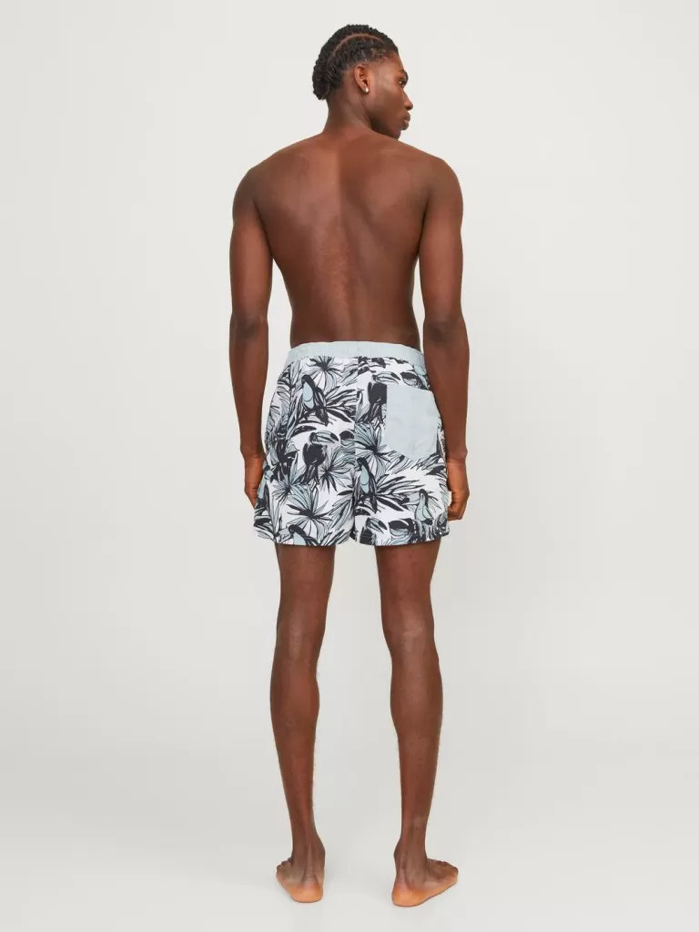 JACK & JONES Krótkie Spodenki^Krój regularny Szorty dlo pływania Niebieski