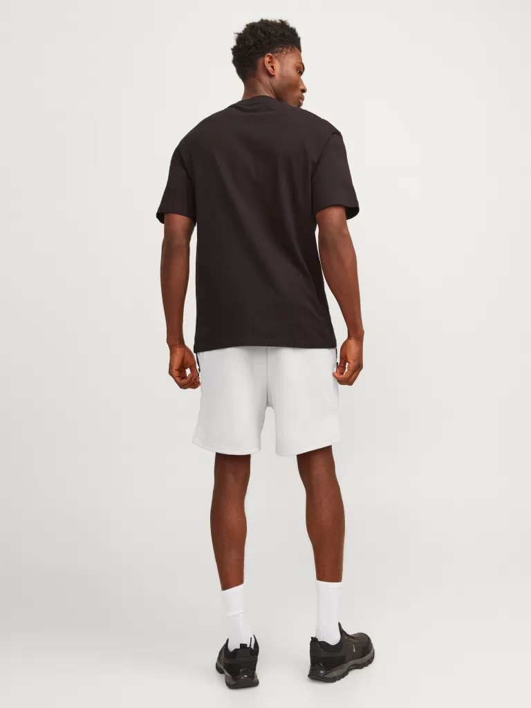 JACK & JONES Krótkie Spodenki^Krój regularny Szorty dresowe Szary