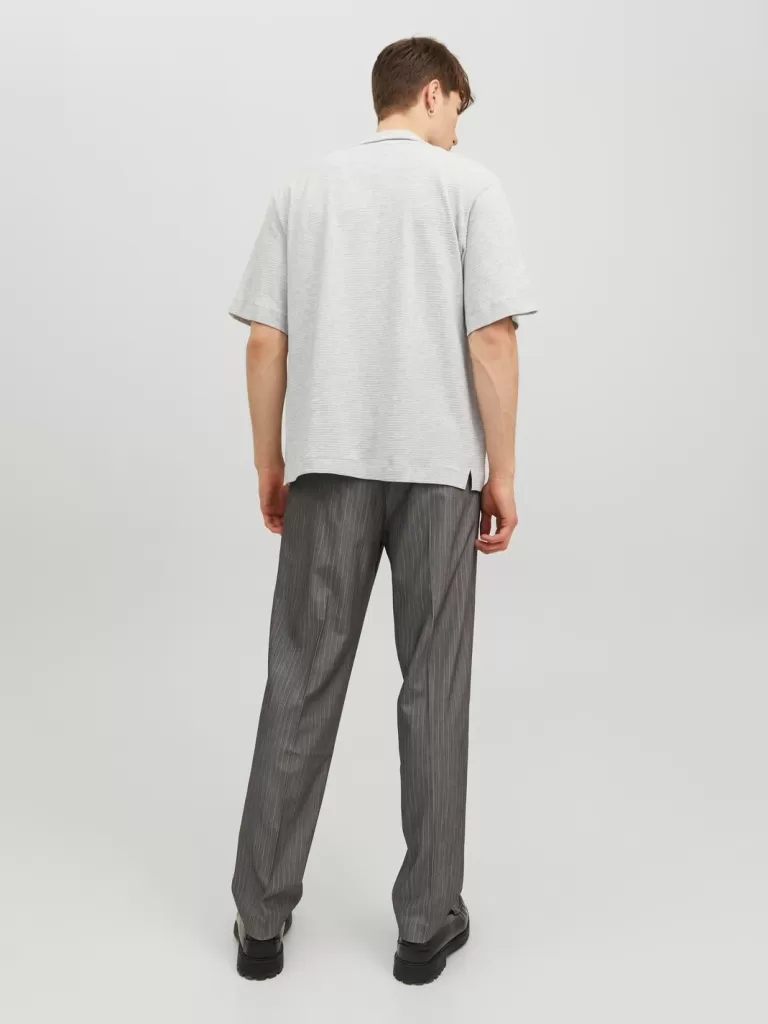 JACK & JONES Koszulki | Koszule^Krój regularny Tropikalna Szary