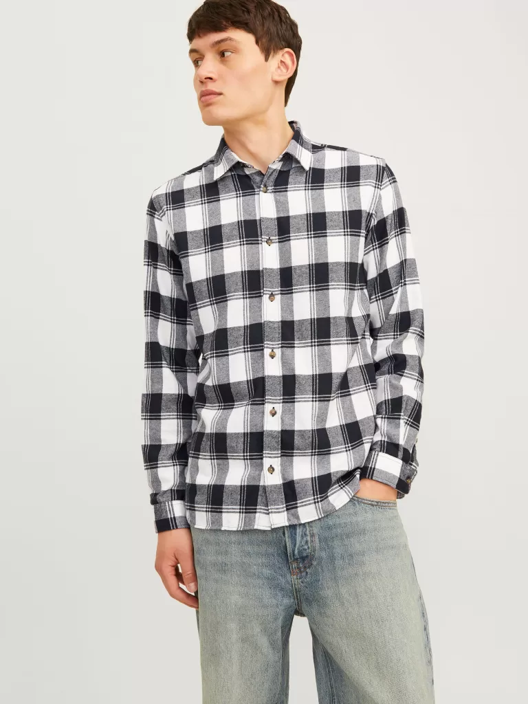 JACK & JONES Koszule^Krój slim Koszula Biały
