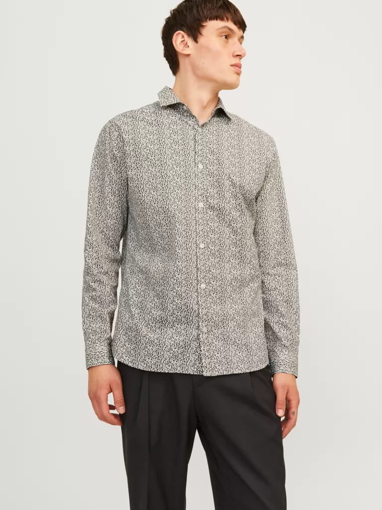 JACK & JONES Koszule^Krój slim Koszula Biały