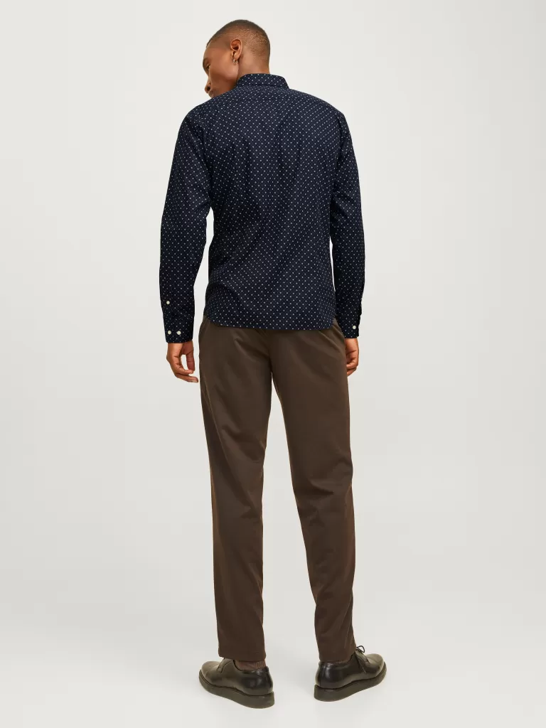 JACK & JONES Koszule^Krój slim Koszula Czarny