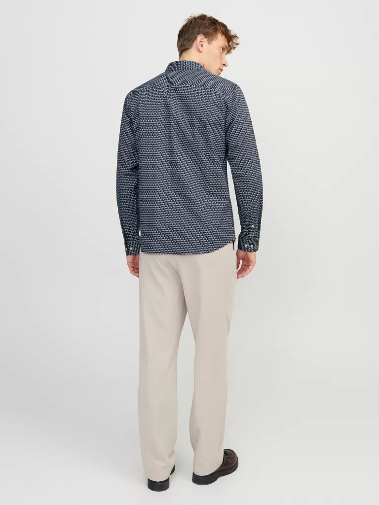 JACK & JONES Koszule^Krój slim Koszula Niebieski