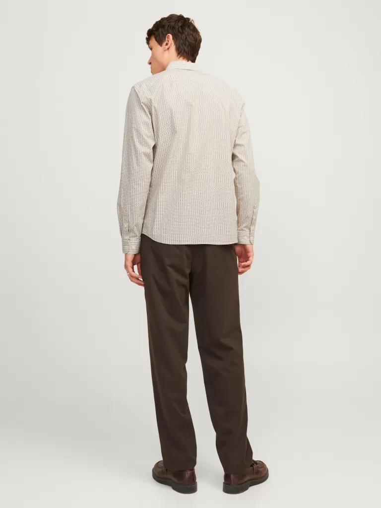 JACK & JONES Koszule^Krój slim Koszula Pomarańczowy