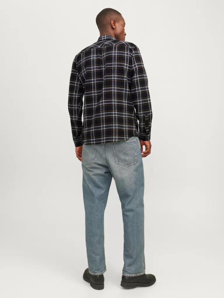 JACK & JONES Koszule^Krój slim Koszula Czarny