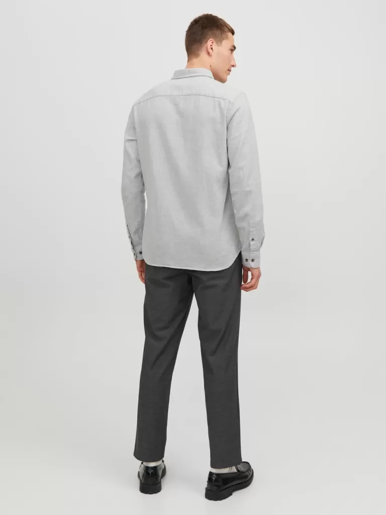 JACK & JONES Koszule^Krój slim Koszula Szary