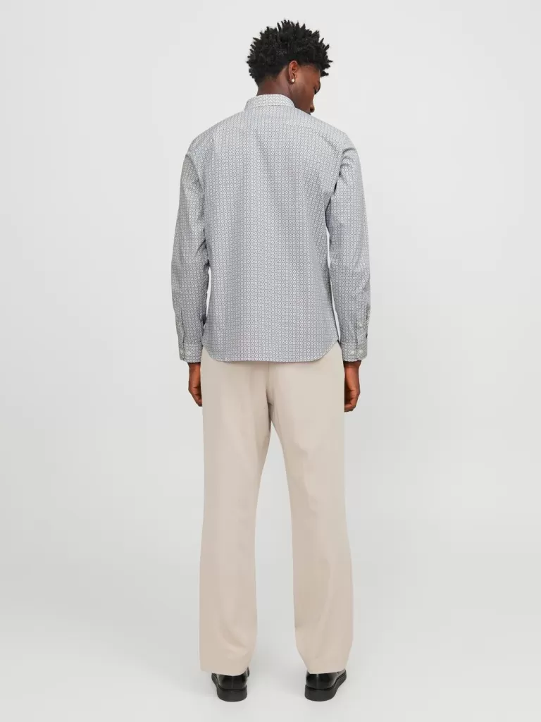 JACK & JONES Koszule^Krój slim Koszula Niebieski