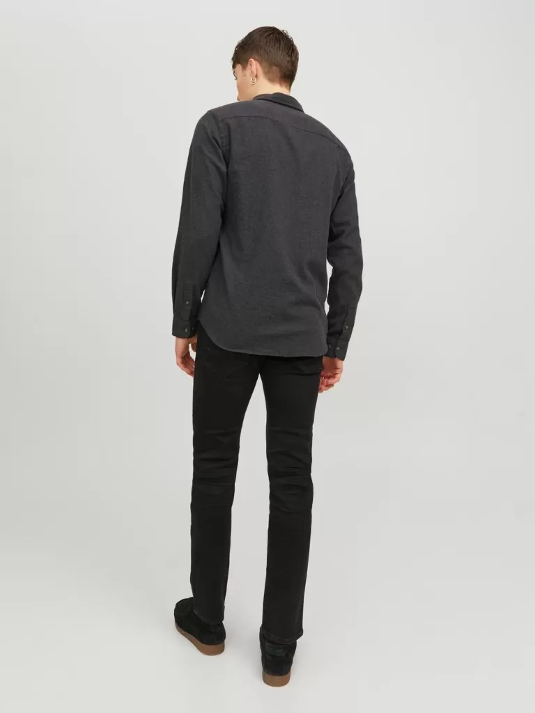 JACK & JONES Koszule^Krój slim Koszula Szary