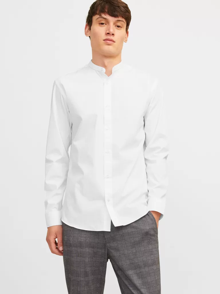 JACK & JONES Koszule^Krój slim Koszula codzienna Biały