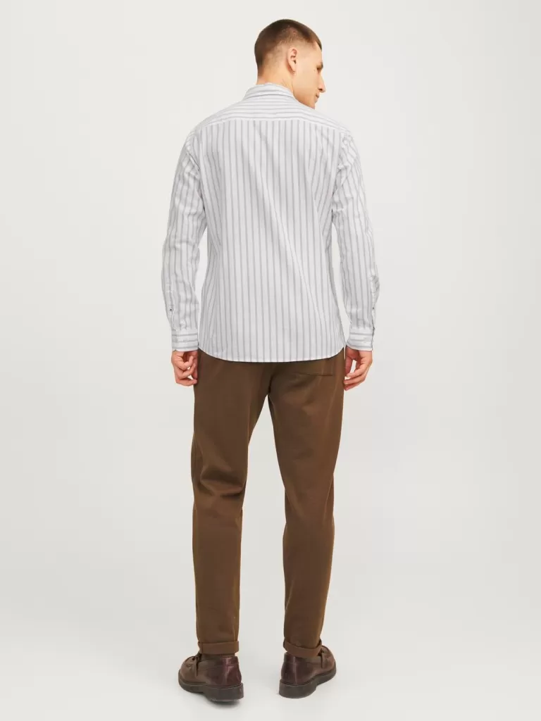 JACK & JONES Koszule^Krój slim Koszula codzienna Szary