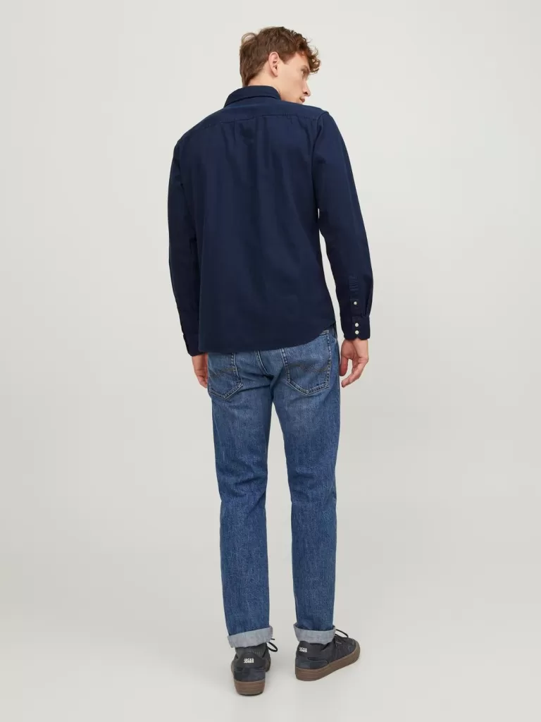 JACK & JONES Koszule | Jeansowe Koszule^Krój slim Koszula jeansowa Niebieski