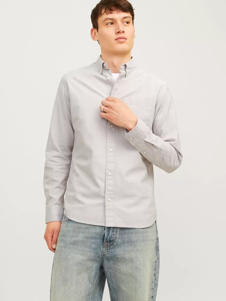 JACK & JONES Koszule^Krój slim Koszula wizytowa Biały