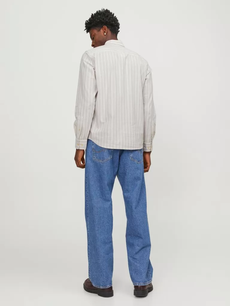 JACK & JONES Koszule^Krój slim Koszula wizytowa Beżowy