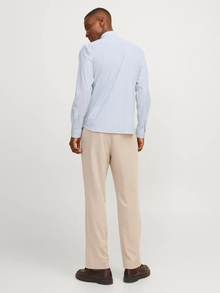 JACK & JONES Koszule^Krój slim Koszula wizytowa Niebieski