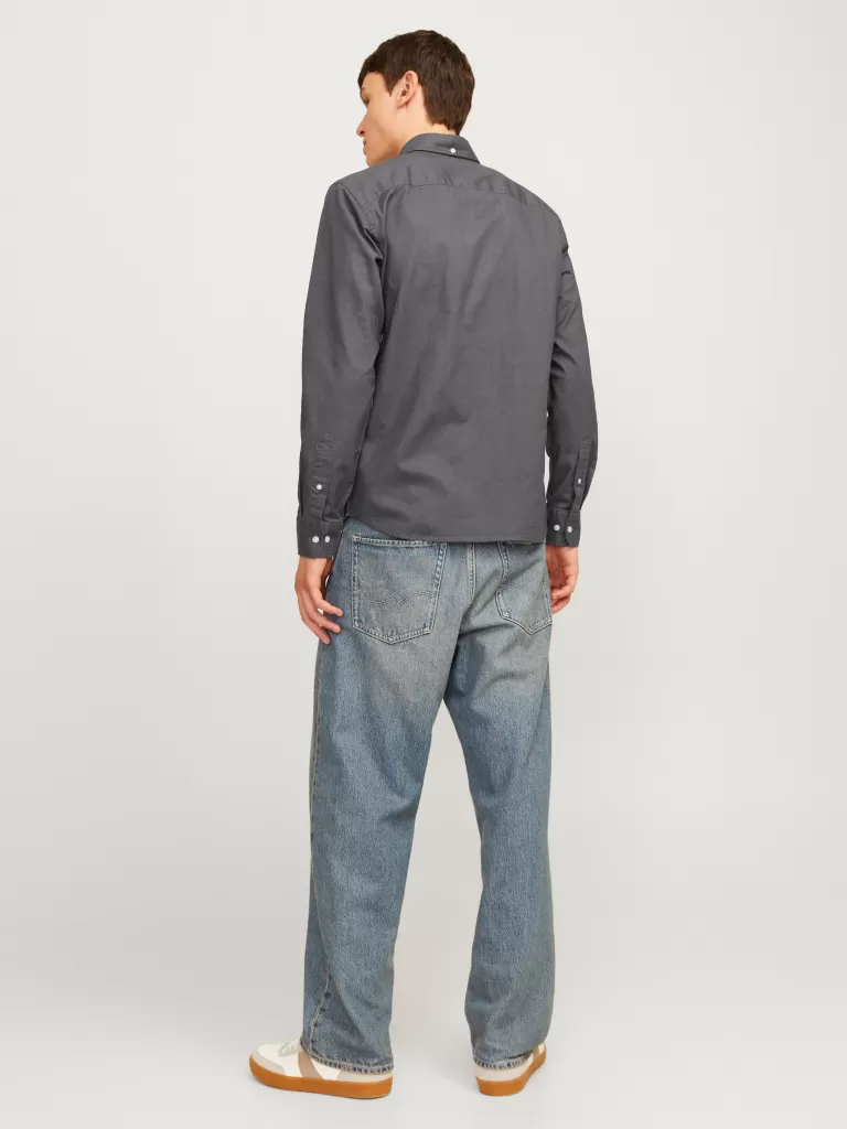 JACK & JONES Koszule^Krój slim Koszula wizytowa Szary