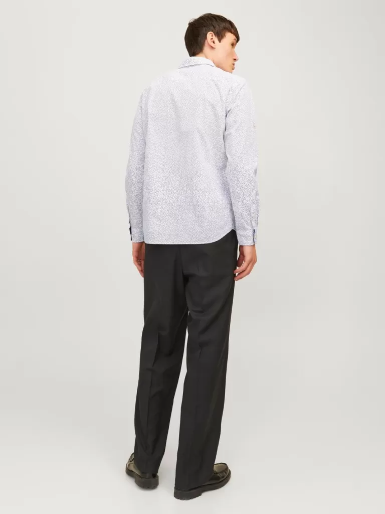 JACK & JONES Koszule^Krój slim Koszula wizytowa Biały