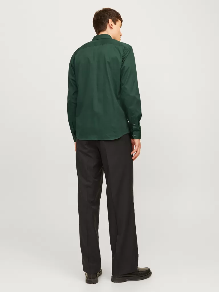 JACK & JONES Koszule^Krój slim Koszula wizytowa Zielony