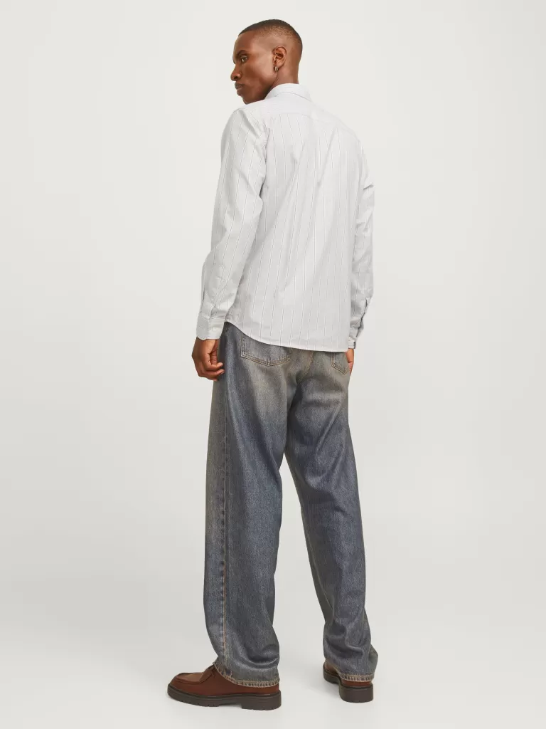JACK & JONES Koszule^Krój slim Koszula wizytowa Szary