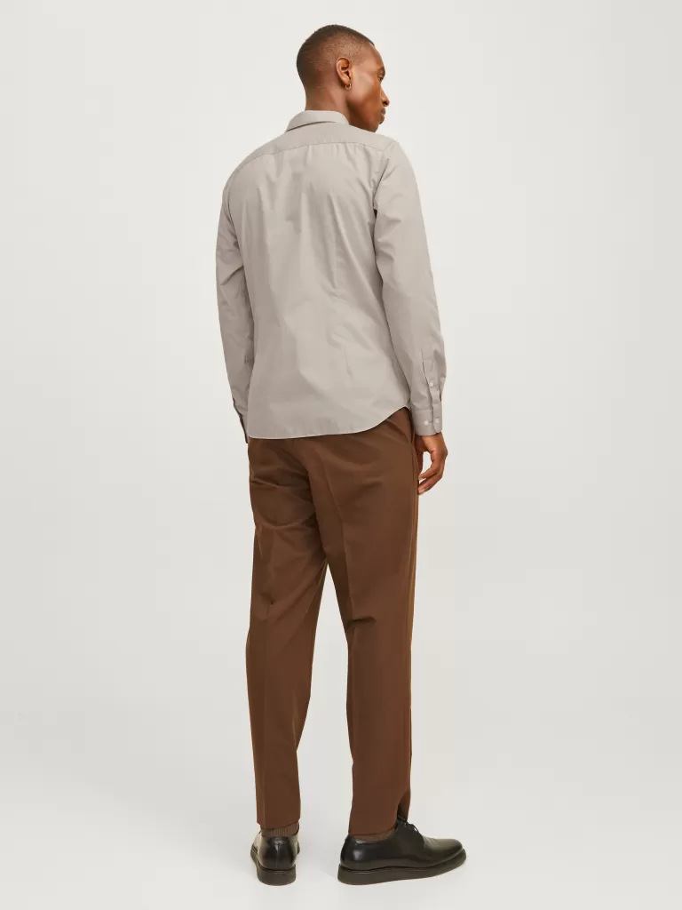 JACK & JONES Koszule^Krój slim Koszula wizytowa Szary