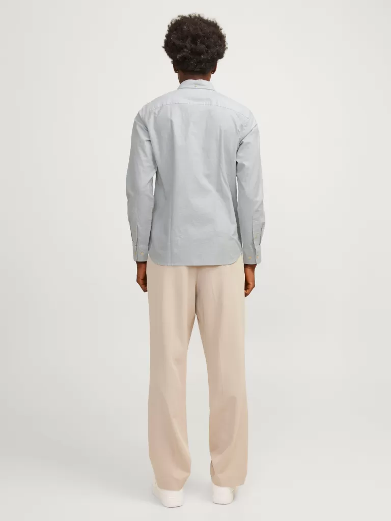 JACK & JONES Koszule^Krój slim Koszula wizytowa Niebieski