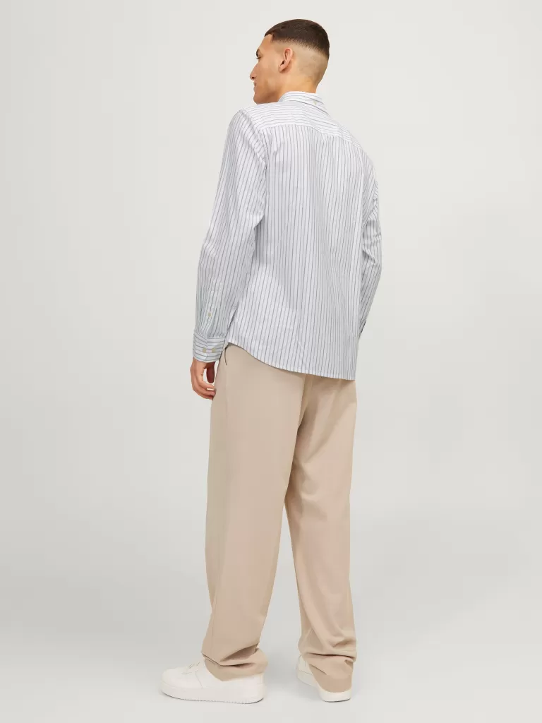 JACK & JONES Koszule^Krój slim Koszula wizytowa Niebieski