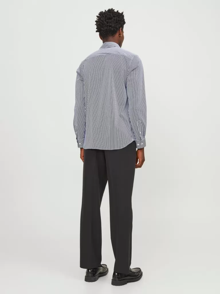 JACK & JONES Koszule^Krój slim Koszula wizytowa Niebieski