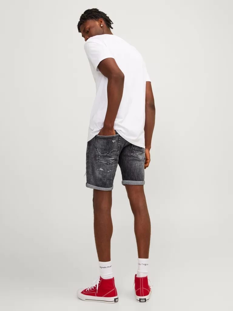 JACK & JONES Krótkie Spodenki^Krój slim Krótkie spodenki o kroju regular fit Szary