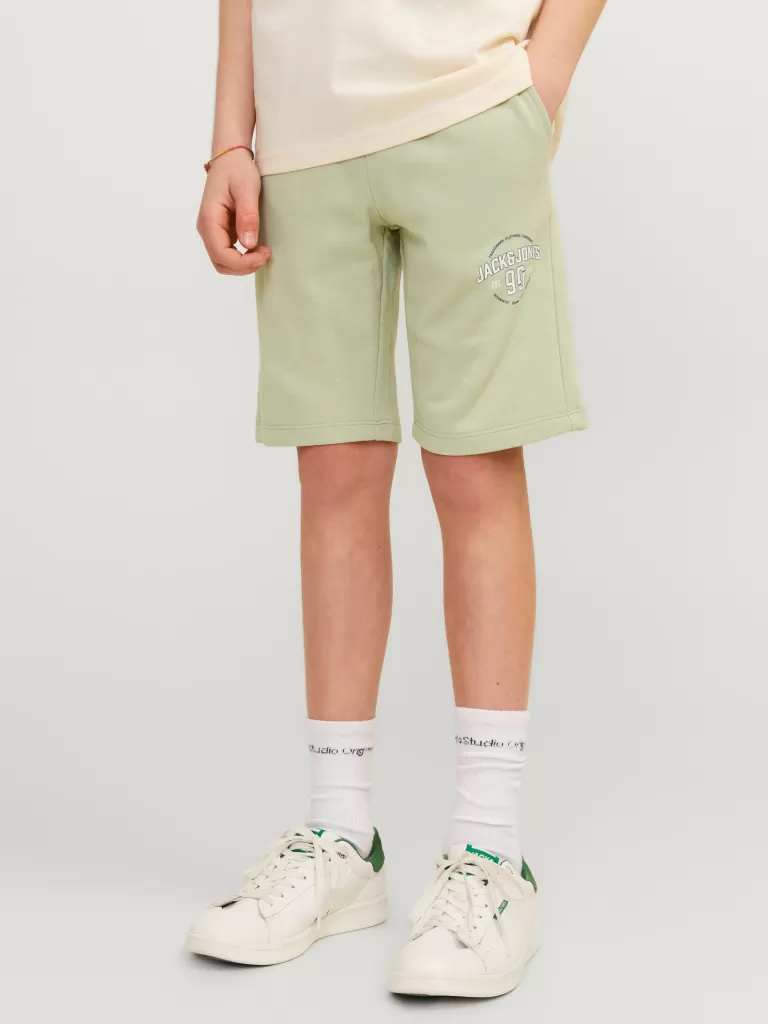 JACK & JONES Krótkie Spodenki | Wyprzedaż^Krój slim Szorty dresowe Junior Zielony