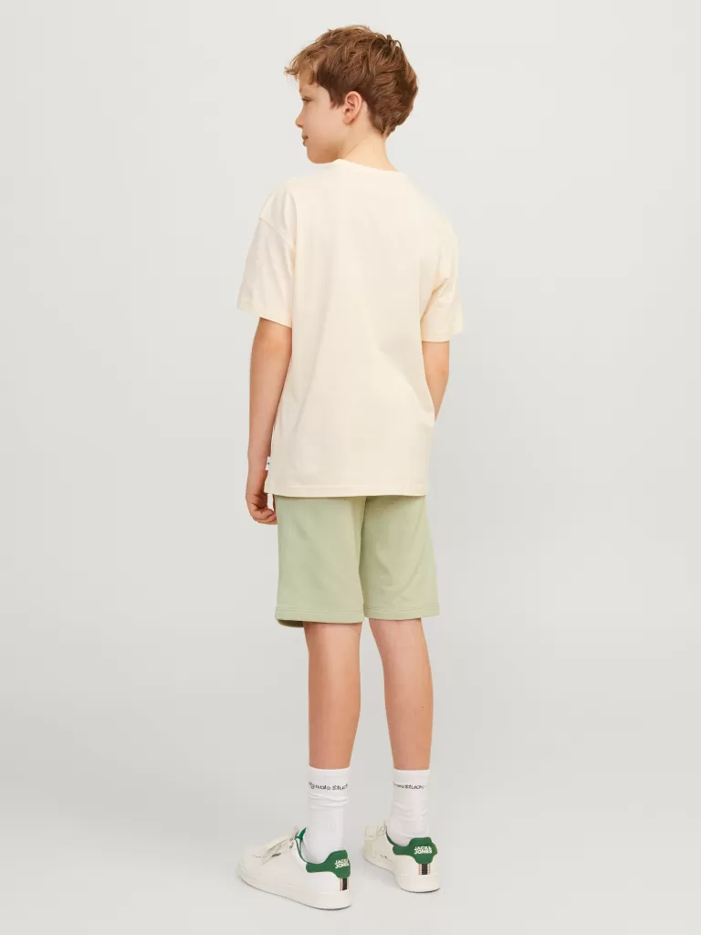 JACK & JONES Krótkie Spodenki | Wyprzedaż^Krój slim Szorty dresowe Junior Zielony