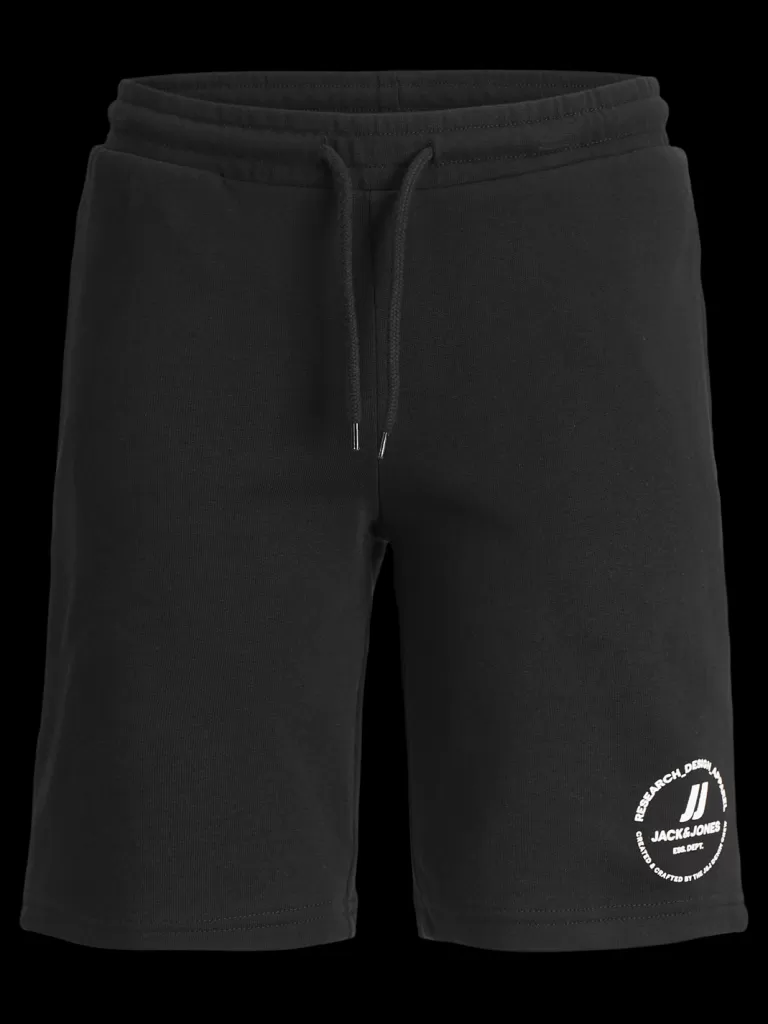 JACK & JONES Krótkie Spodenki | Wyprzedaż^Krój slim Szorty dresowe Mini Czarny