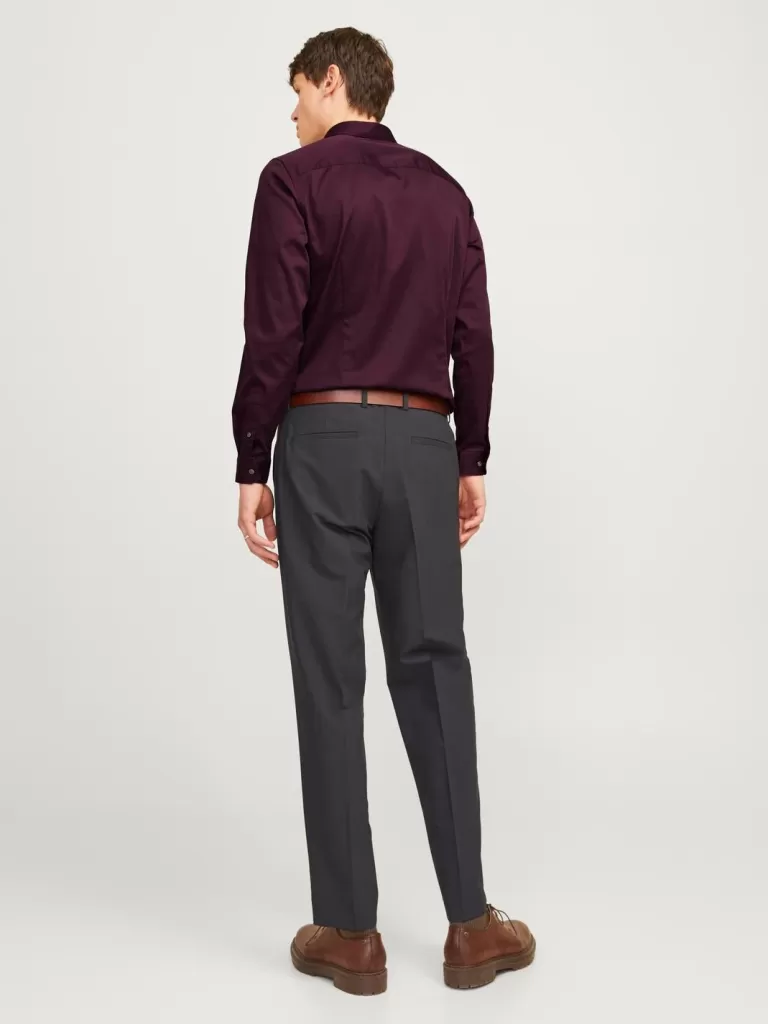 JACK & JONES Koszule^Krój super slim Koszula Czerwony