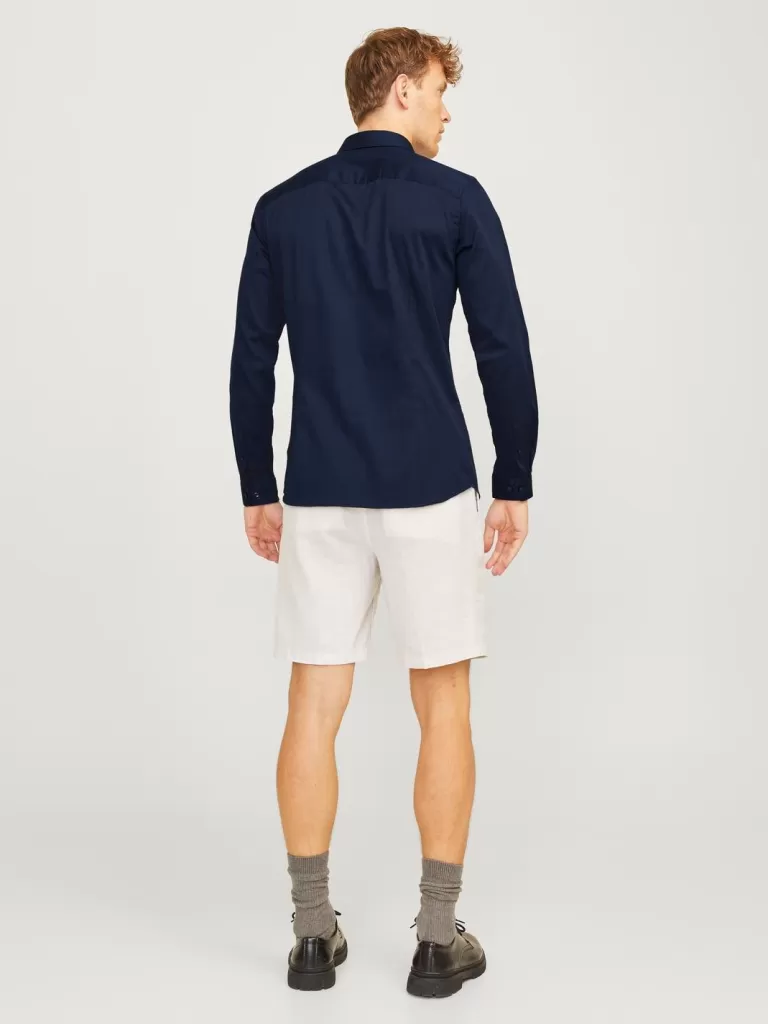 JACK & JONES Koszule^Krój super slim Koszula Niebieski
