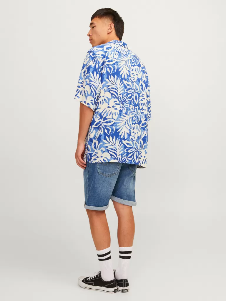 JACK & JONES Krótkie Spodenki | Szorty Jeansowe^Krój swobodny Jeansowe szorty Niebieski