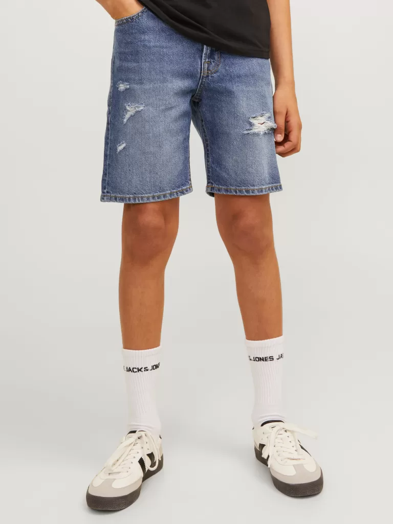 JACK & JONES Krótkie Spodenki | Jeansy^Krój swobodny Jeansowe szorty Junior Niebieski
