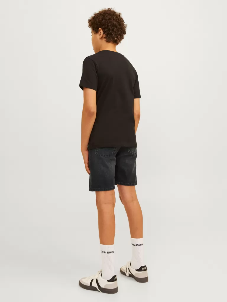 JACK & JONES Krótkie Spodenki | Jeansy^Krój swobodny Jeansowe szorty Junior Czarny