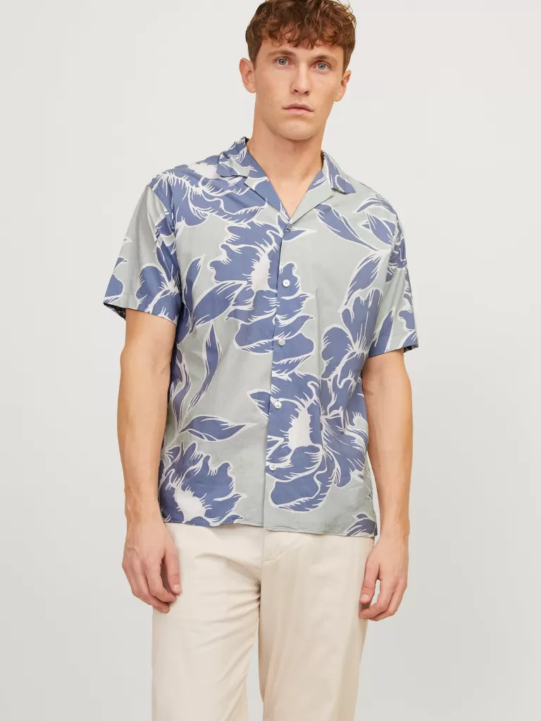 JACK & JONES Koszule^Krój swobodny Koszula Zielony