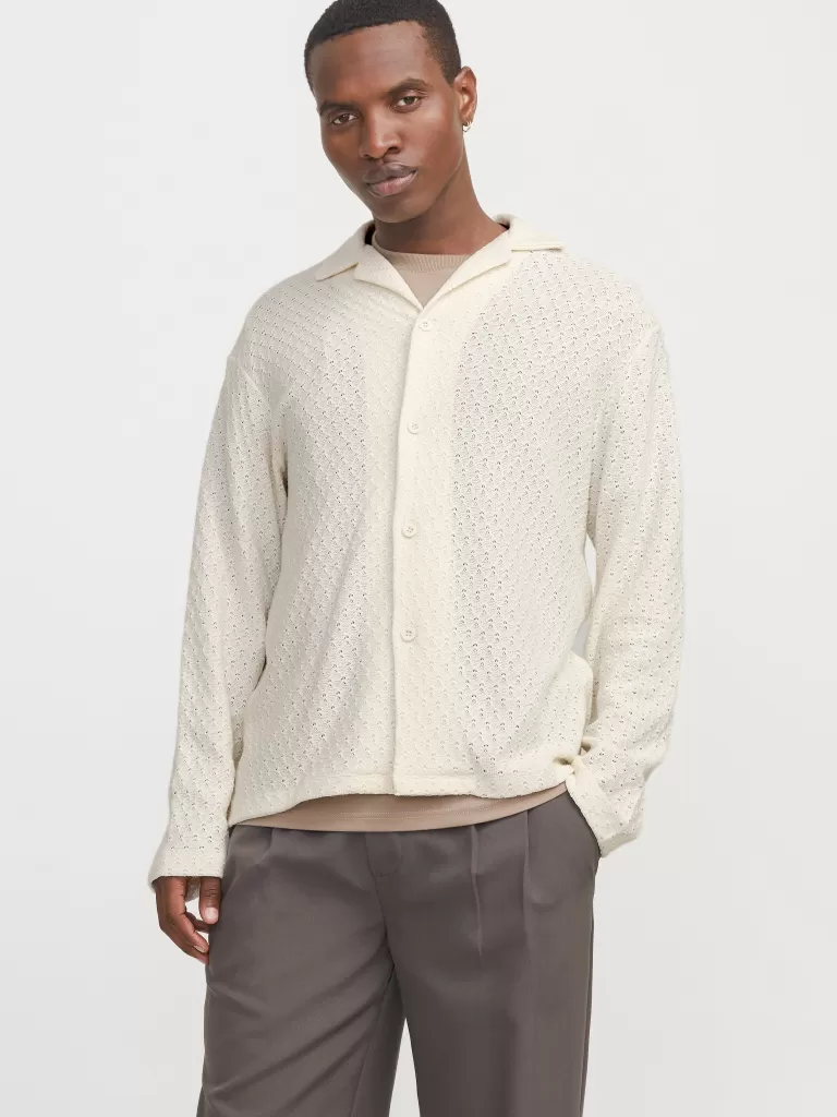 JACK & JONES Koszule^Krój swobodny Koszula Biały