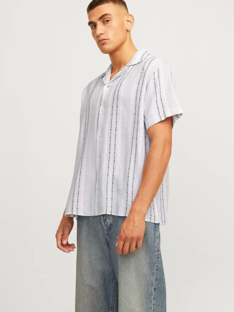 JACK & JONES Koszule^Krój swobodny Koszula Szary