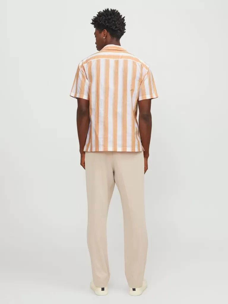 JACK & JONES Koszule^Krój swobodny Koszula Pomarańczowy