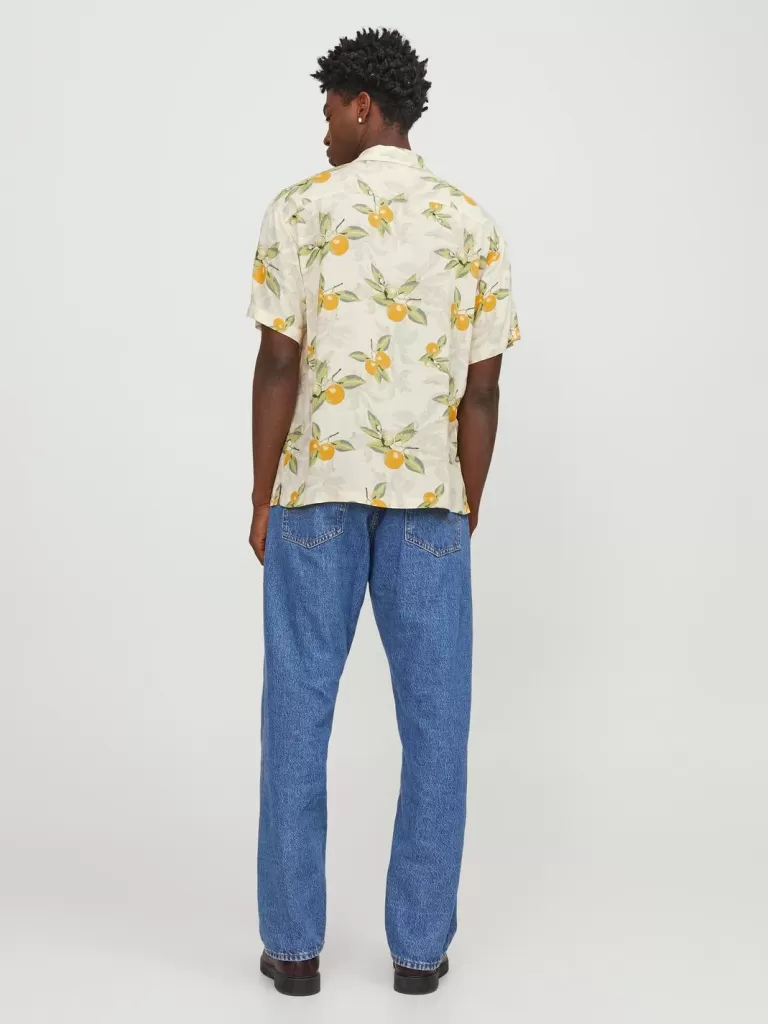 JACK & JONES Koszule^Krój swobodny Koszula Biały