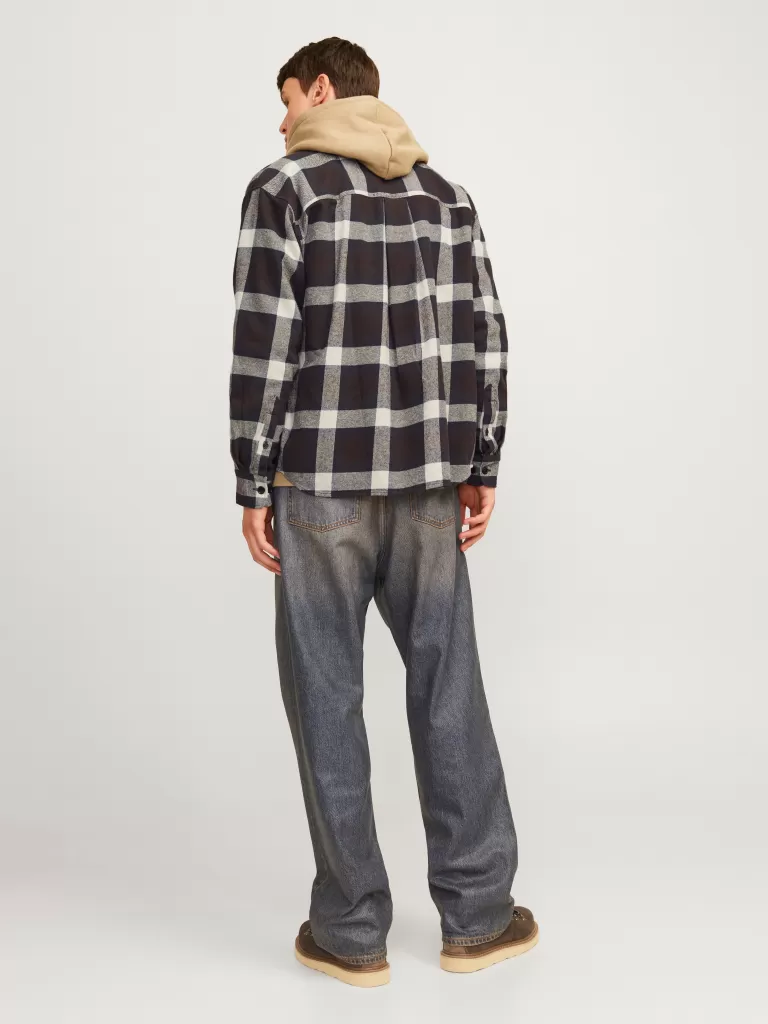 JACK & JONES Koszule^Krój swobodny Koszula Brązowy