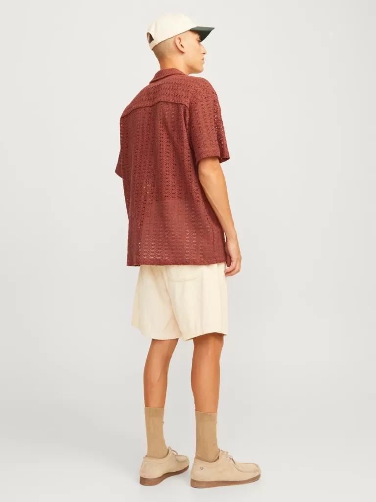 JACK & JONES Koszule^Krój swobodny Koszula Czerwony