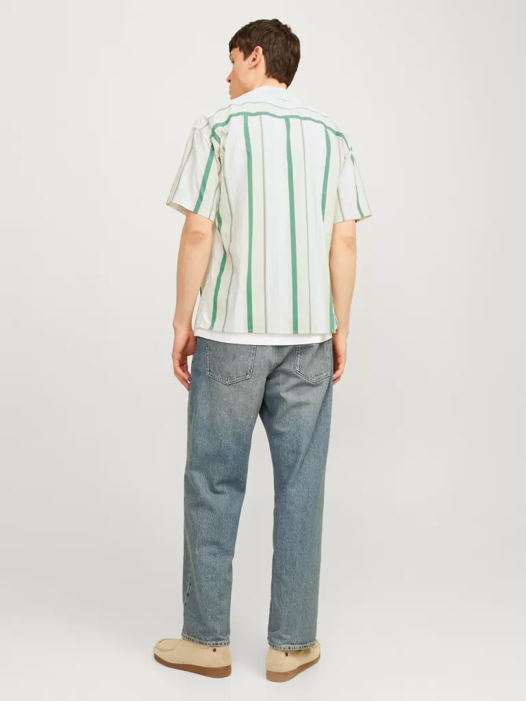 JACK & JONES Koszule^Krój swobodny Koszula Zielony