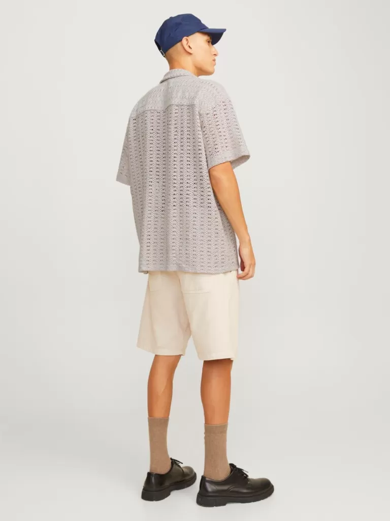 JACK & JONES Koszule^Krój swobodny Koszula Szary
