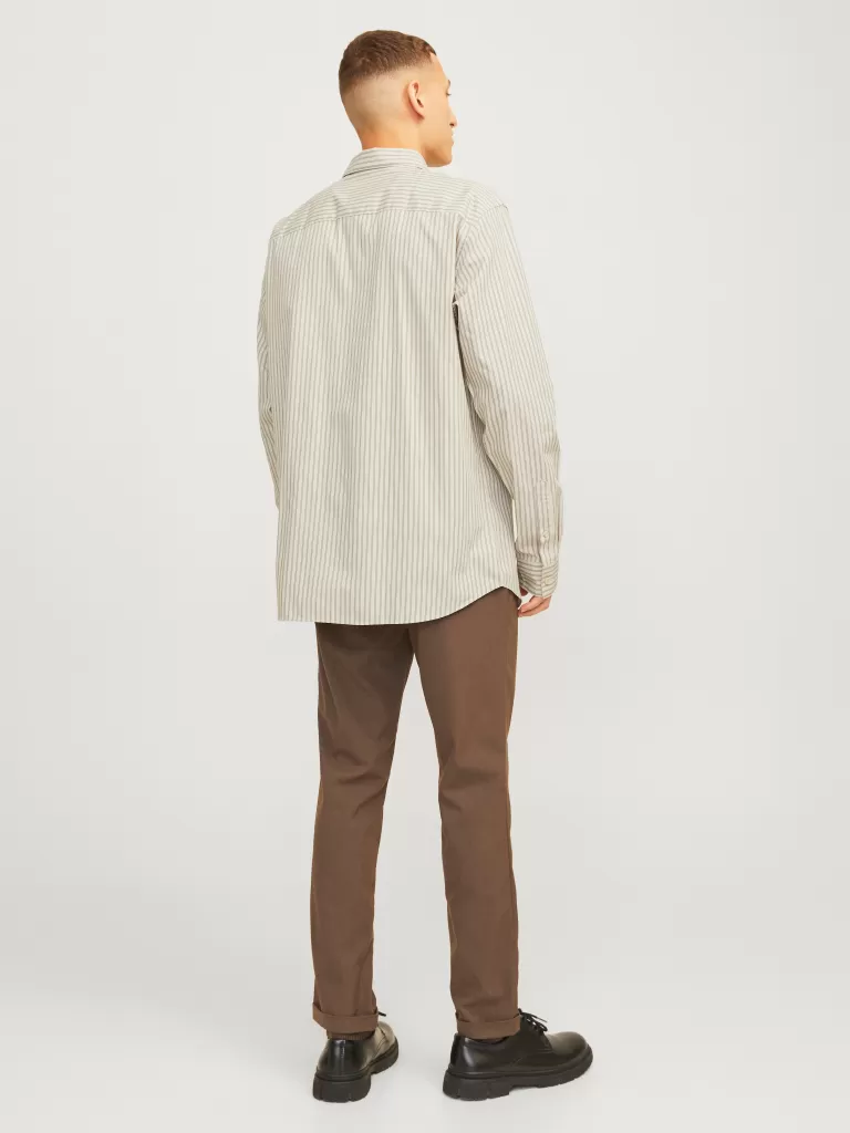 JACK & JONES Koszule^Krój swobodny Koszula Szary