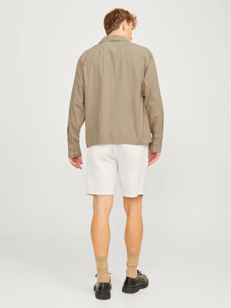 JACK & JONES Koszule^Krój swobodny Koszula Beżowy