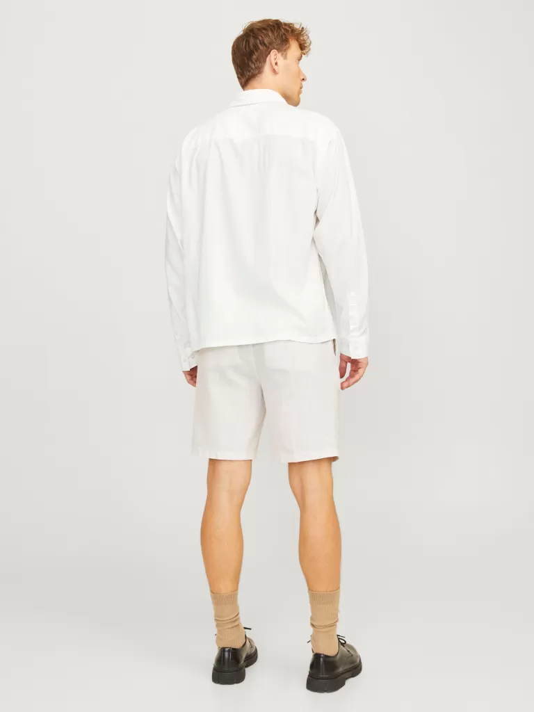 JACK & JONES Koszule^Krój swobodny Koszula Biały