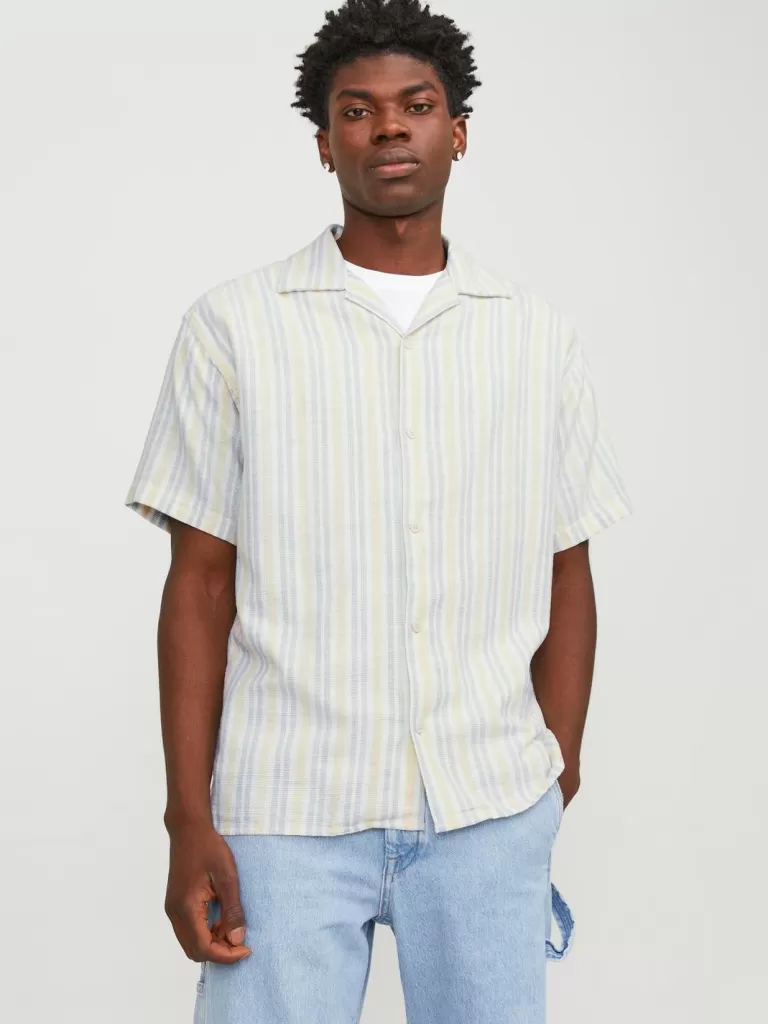 JACK & JONES Koszule^Krój swobodny Koszula codzienna Żółty