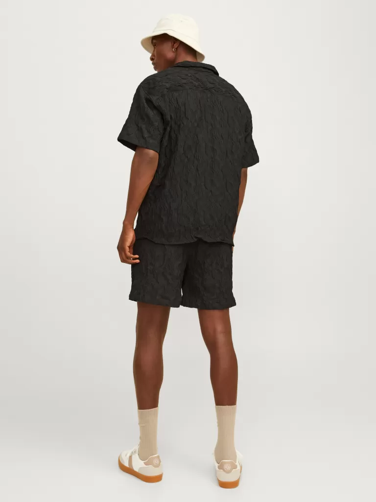 JACK & JONES Krótkie Spodenki^Krój swobodny Krótkie spodenki o luźnym kroju Czarny